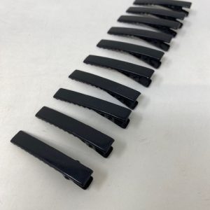 Black Metal Hair Clip 5cm