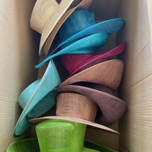 Untrimmed Sinamay Hats (E)
