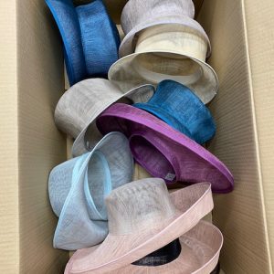 Untrimmed Sinamay Hats (J)