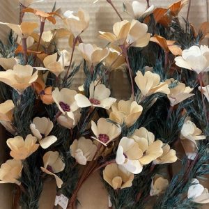 Wood Effect Flower Bundle