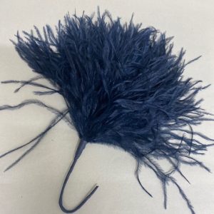 Navy Ostrich Pom