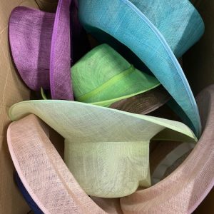 Assorted Untrimmed Sinamay Hats (B)