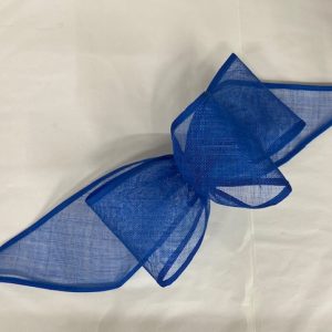 Ribbon Edged Sinamay Bow