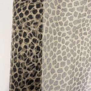 Giraffe Print Sinamay
