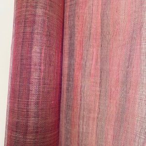 Bright Pink/Purple Stripe Sinamay