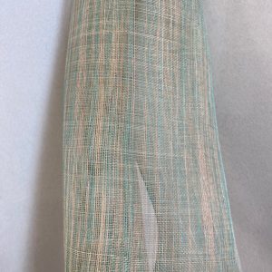 Natural/Aqua/Pink Unstiffened Sinamay