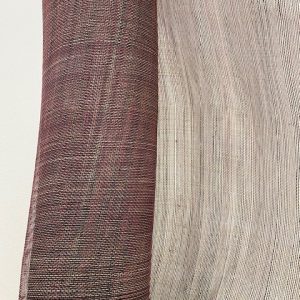 Natural/Fuschia/Wine Shot Unstiffened Sinamay